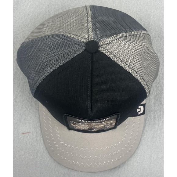 Goorin Bros Hat Cap Snap Back Rhino Patch Trucker Mesh One Size Bulletproof NEW - Picture 6 of 10